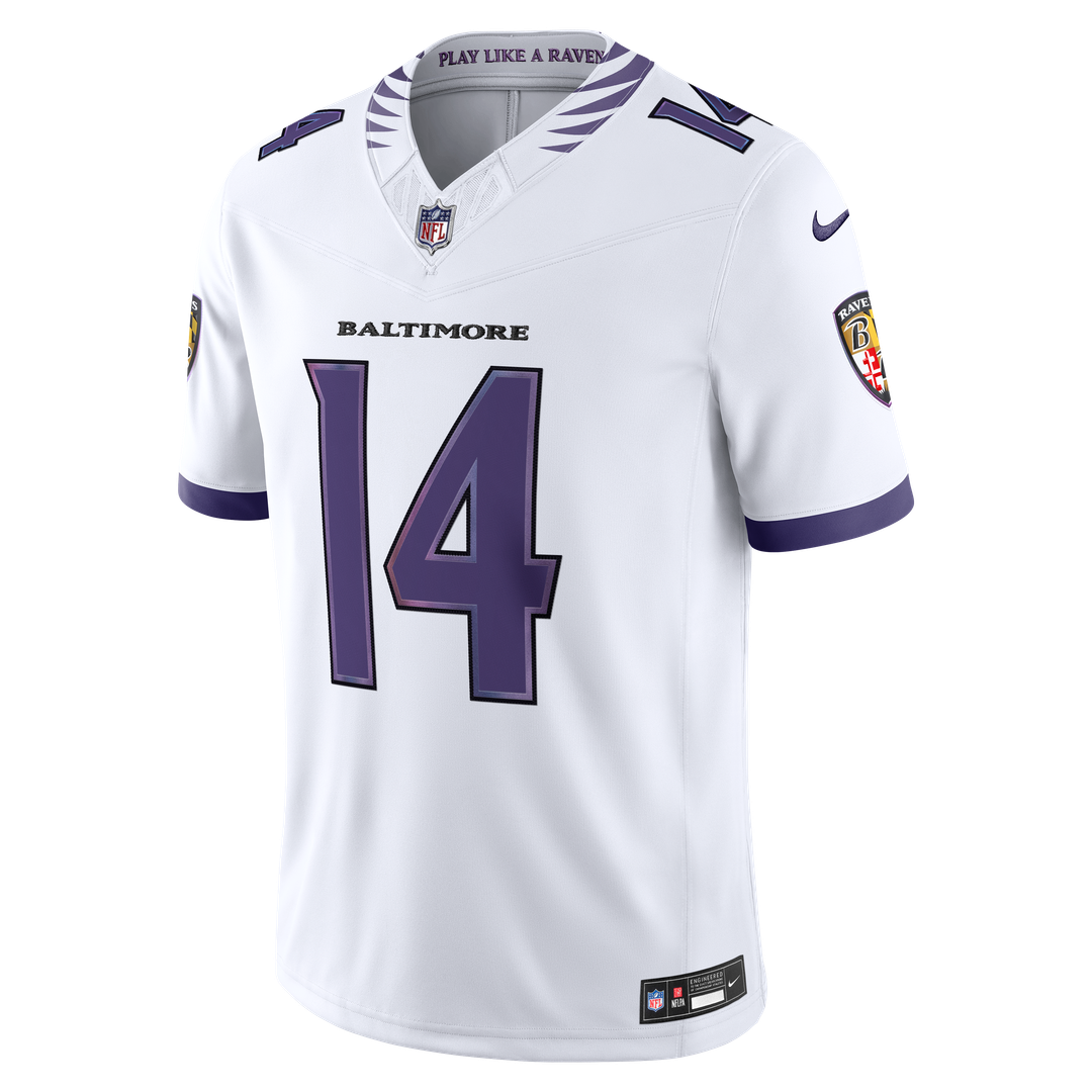 Kyle Hamilton Baltimore Ravens Nike Vapor F.U.S.E. Stitched Limited Jersey - Purple