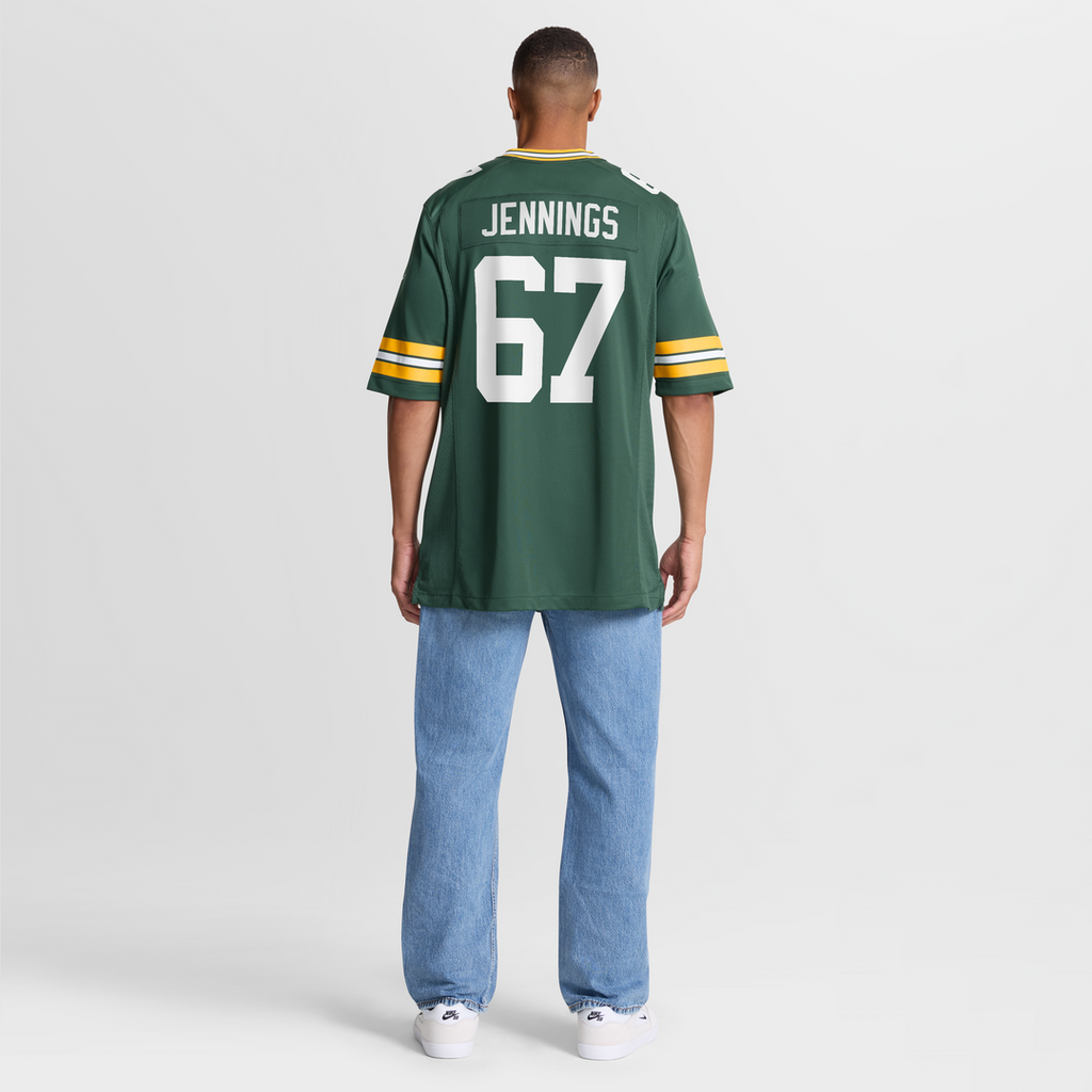 Donovan Jennings Green Bay Packers Nike Team Game Jersey -  Green