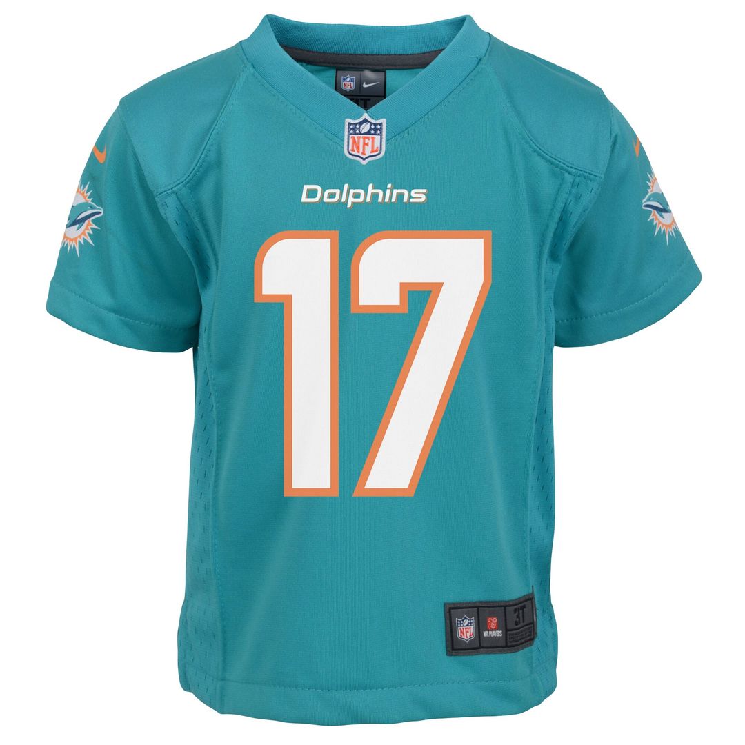 Jaylen Waddle Miami Dolphins Nike Preschool Game Jersey - Aqua