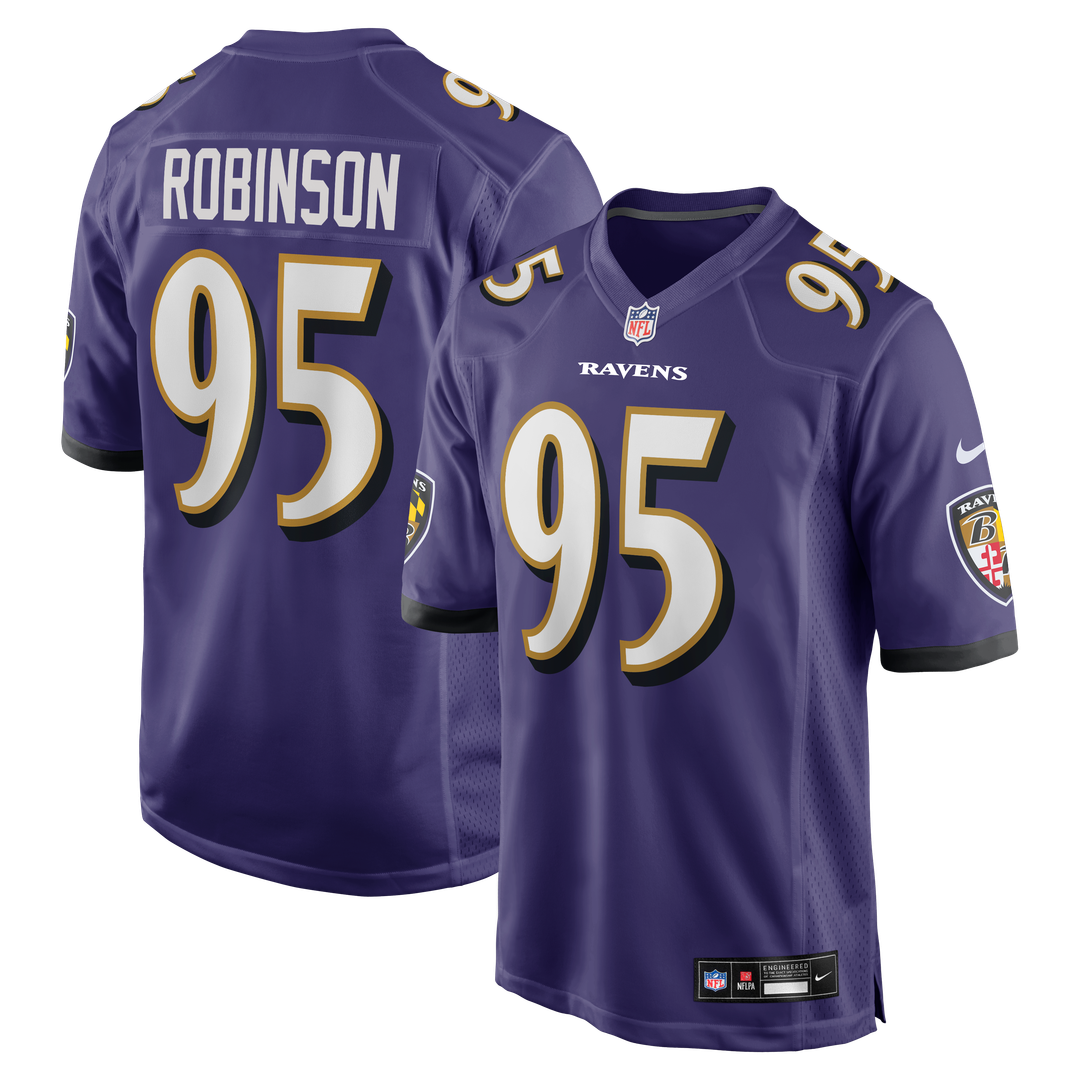 Tavius Robinson Baltimore Ravens Nike Team Game Jersey -  Purple