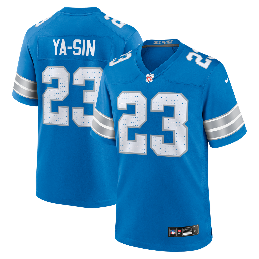 Rock Ya-Sin Detroit Lions Nike Team Game Jersey -  Blue