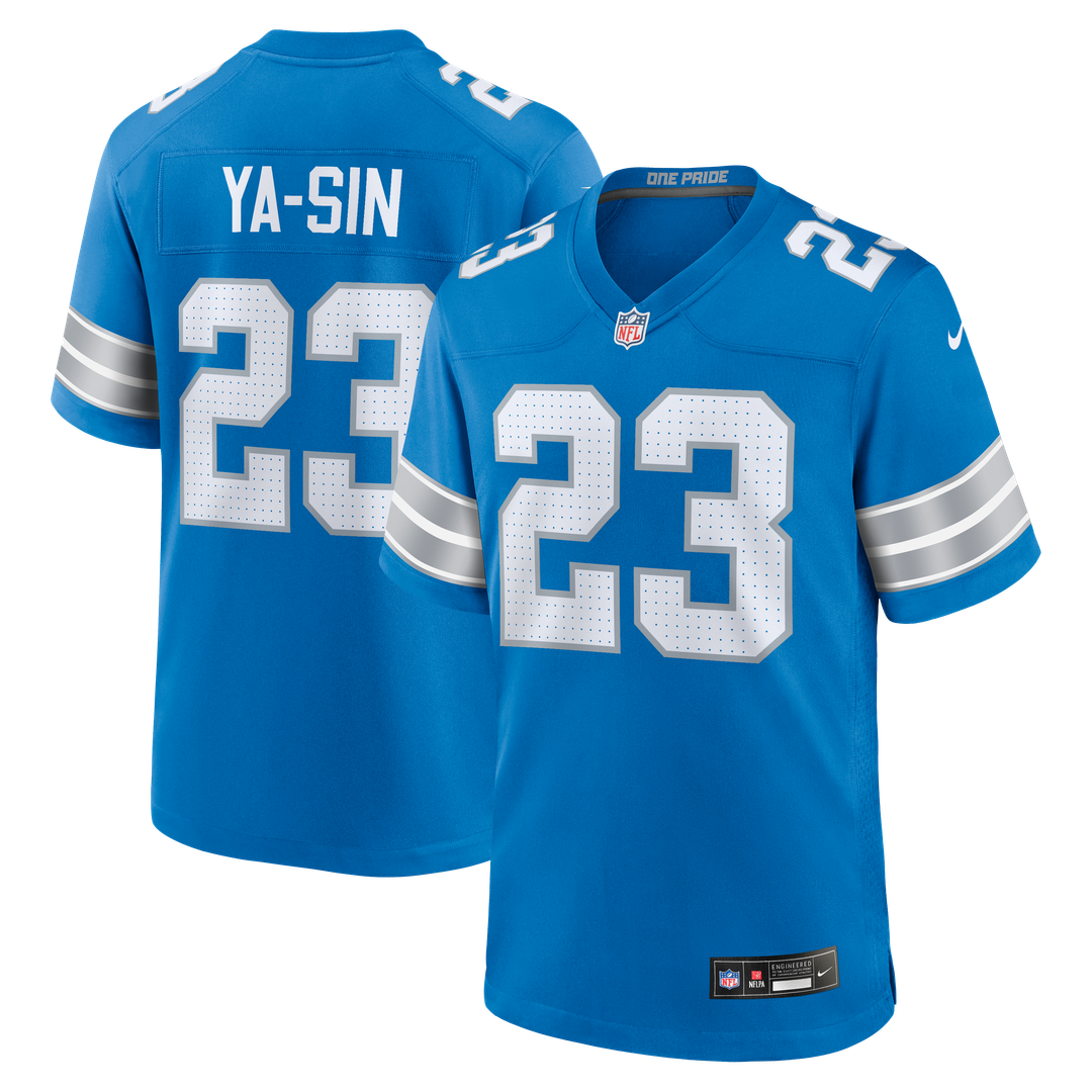 Rock Ya-Sin Detroit Lions Nike Team Game Jersey -  Blue
