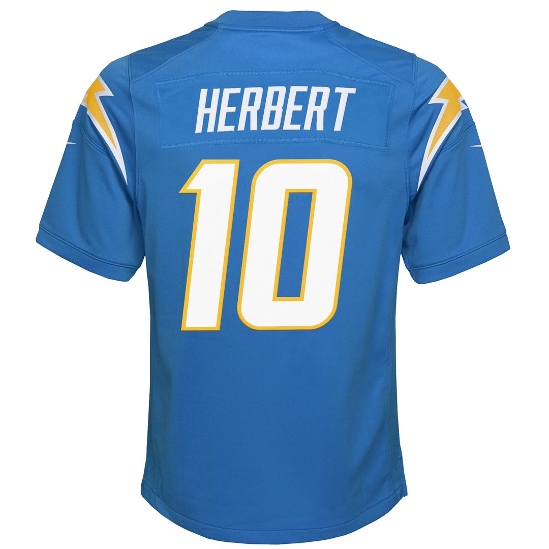 Justin Herbert Los Angeles Chargers Nike Youth Game Jersey - Navy