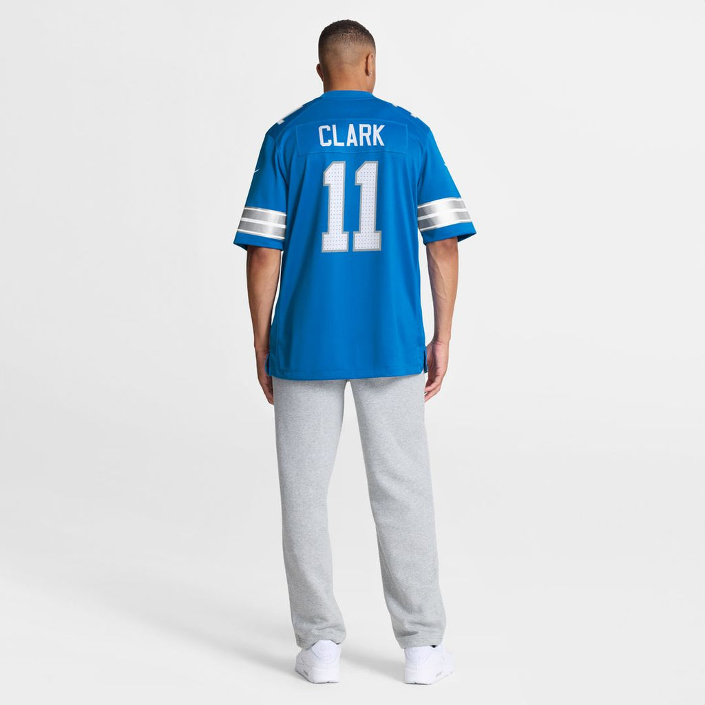 Damone Clark Detroit Lions Nike Team Game Jersey -  Blue