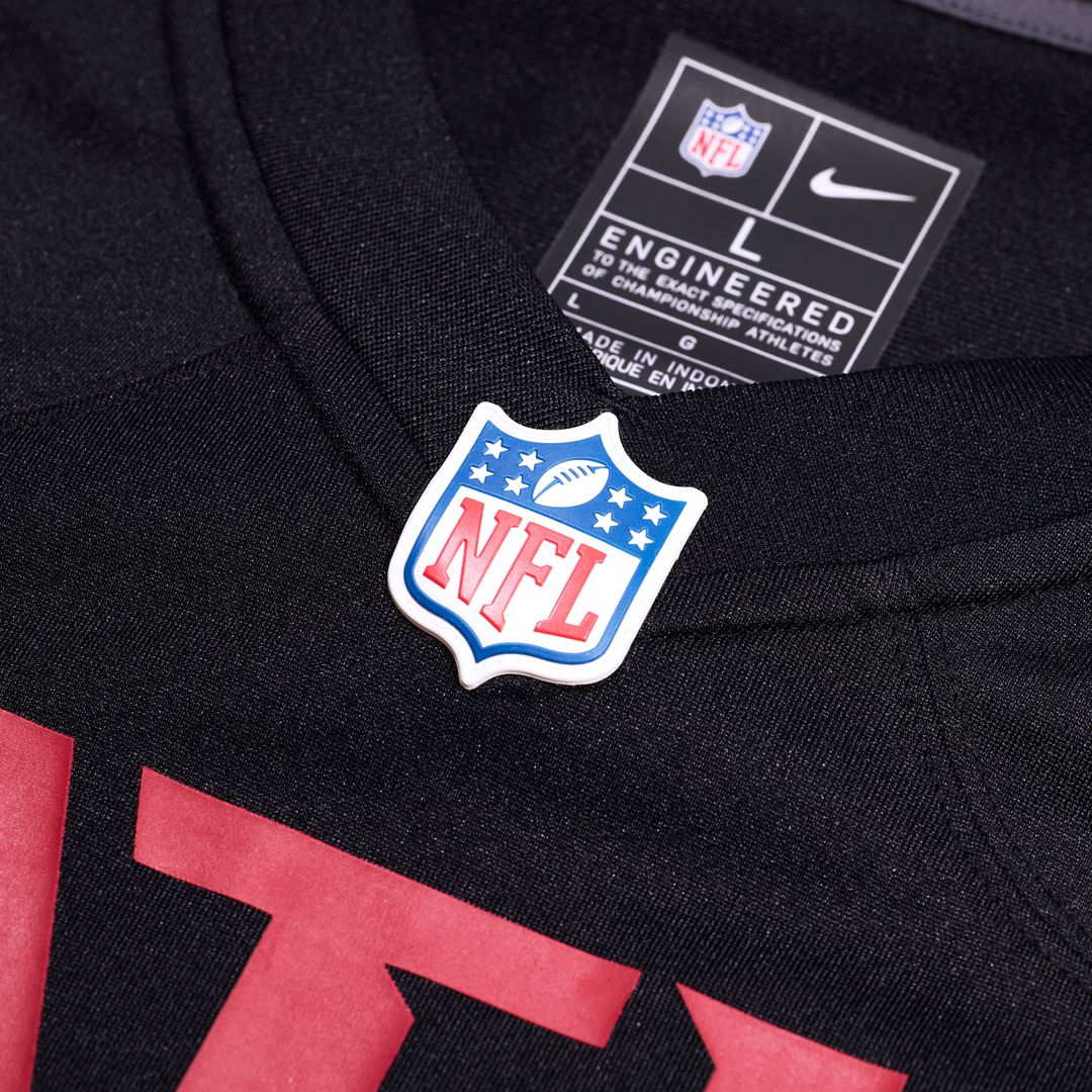 Jovaughn Gwyn Atlanta Falcons Nike Team Game Jersey -  Black