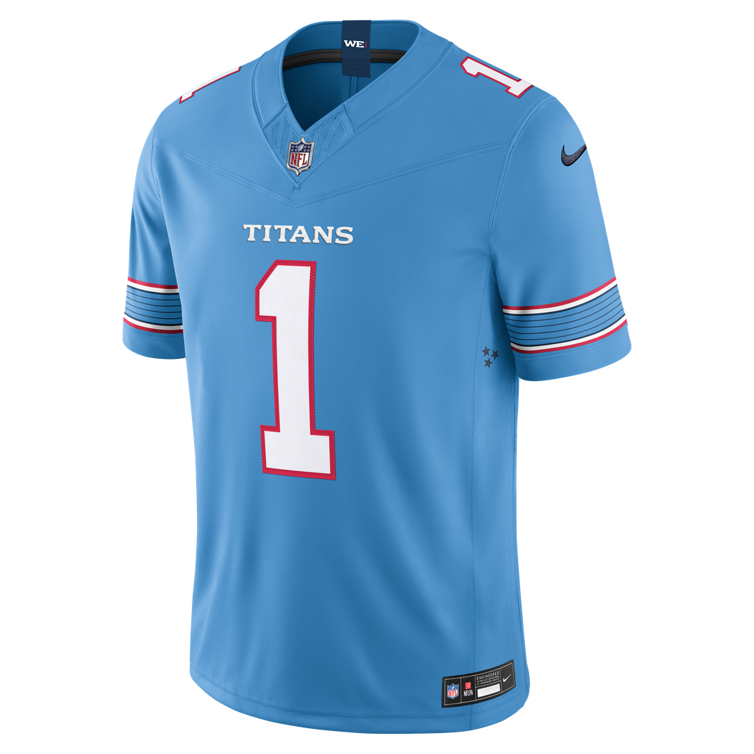 Cameron Ward Tennessee Titans Nike Vapor F.U.S.E. Stitched Limited Jersey - White