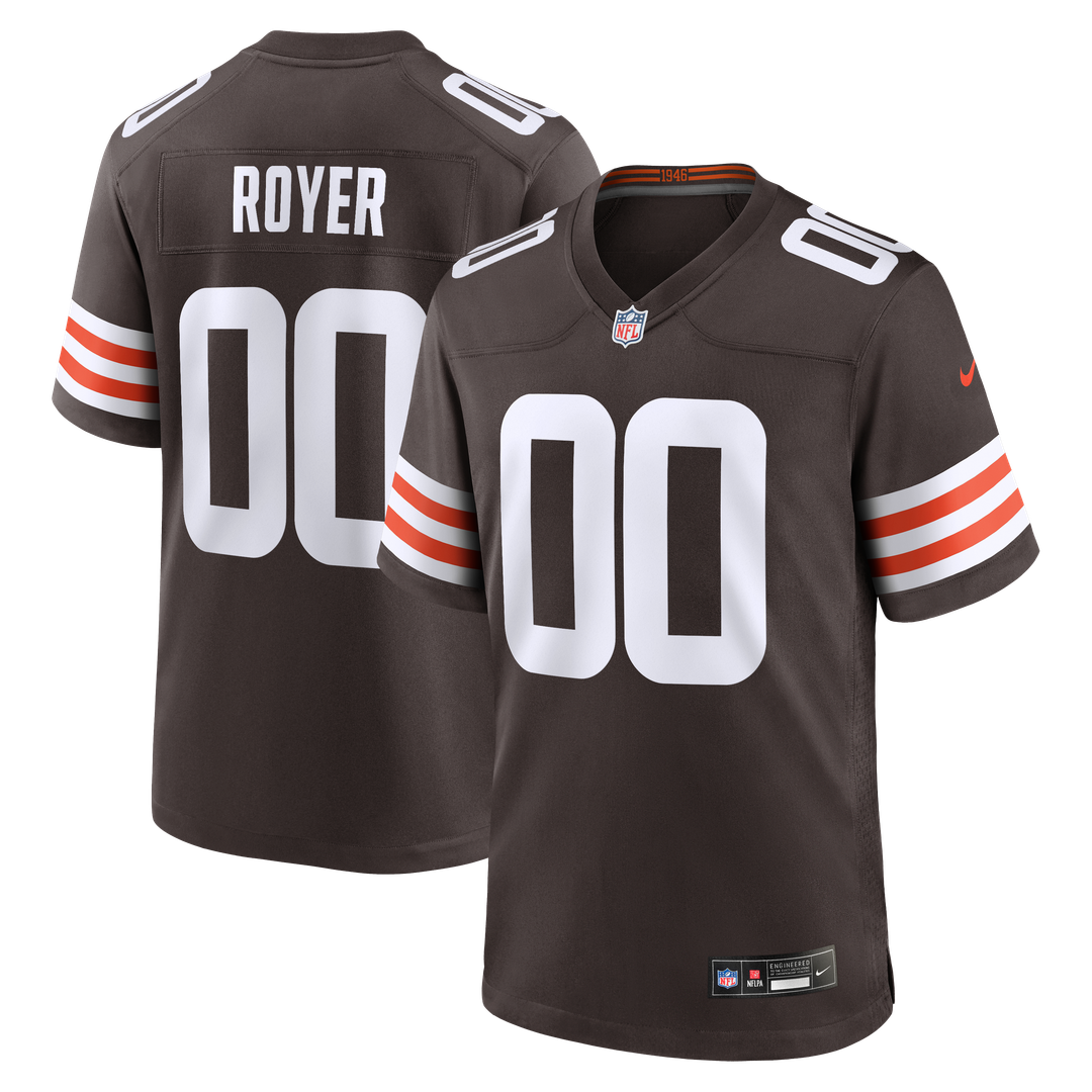 Joe Royer Cleveland Browns Nike Game Jersey - Brown