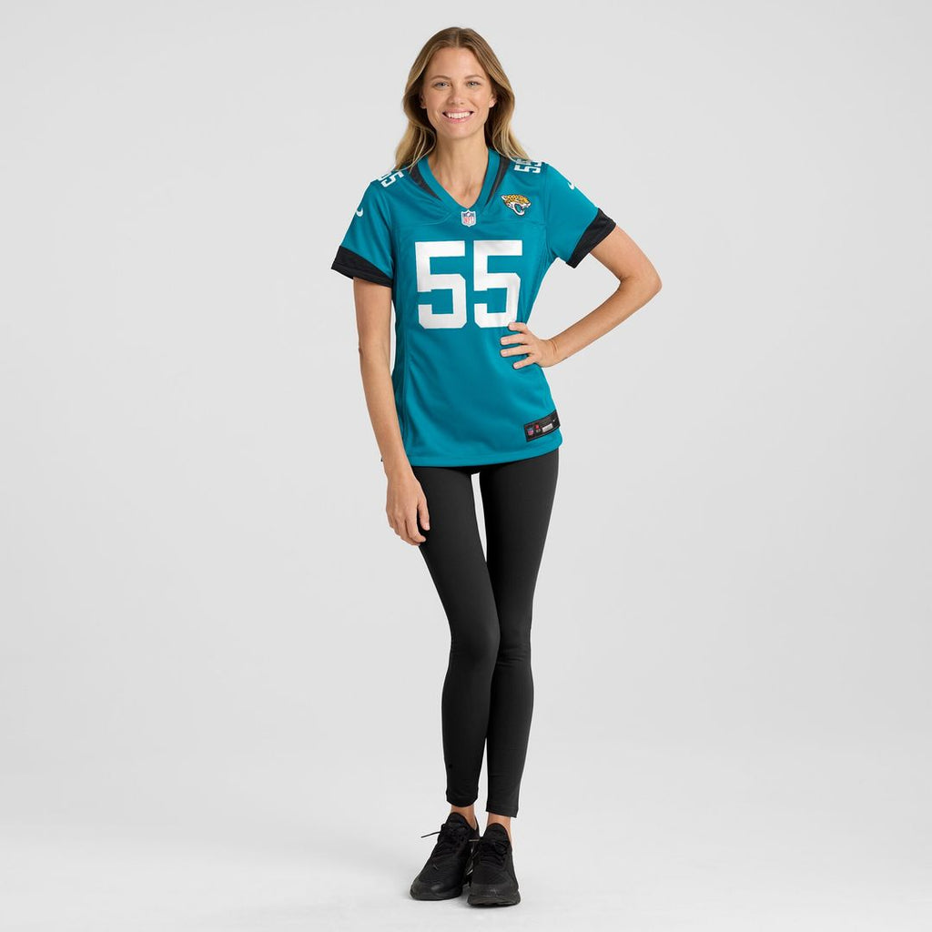 Dequan Jackson Jacksonville Jaguars Nike Women's  Game Jersey -  Teal