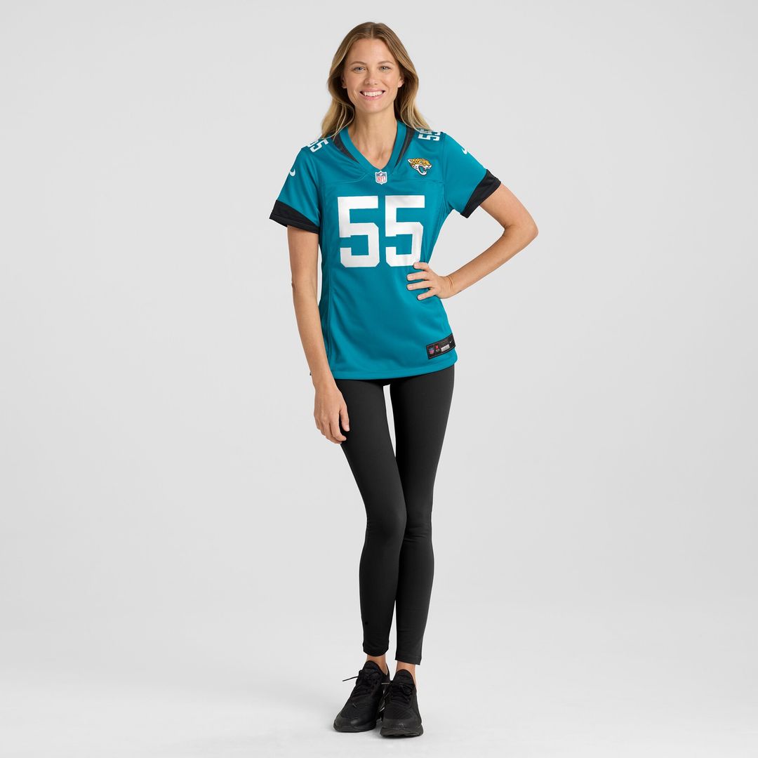 Dequan Jackson Jacksonville Jaguars Nike Women's  Game Jersey -  Teal