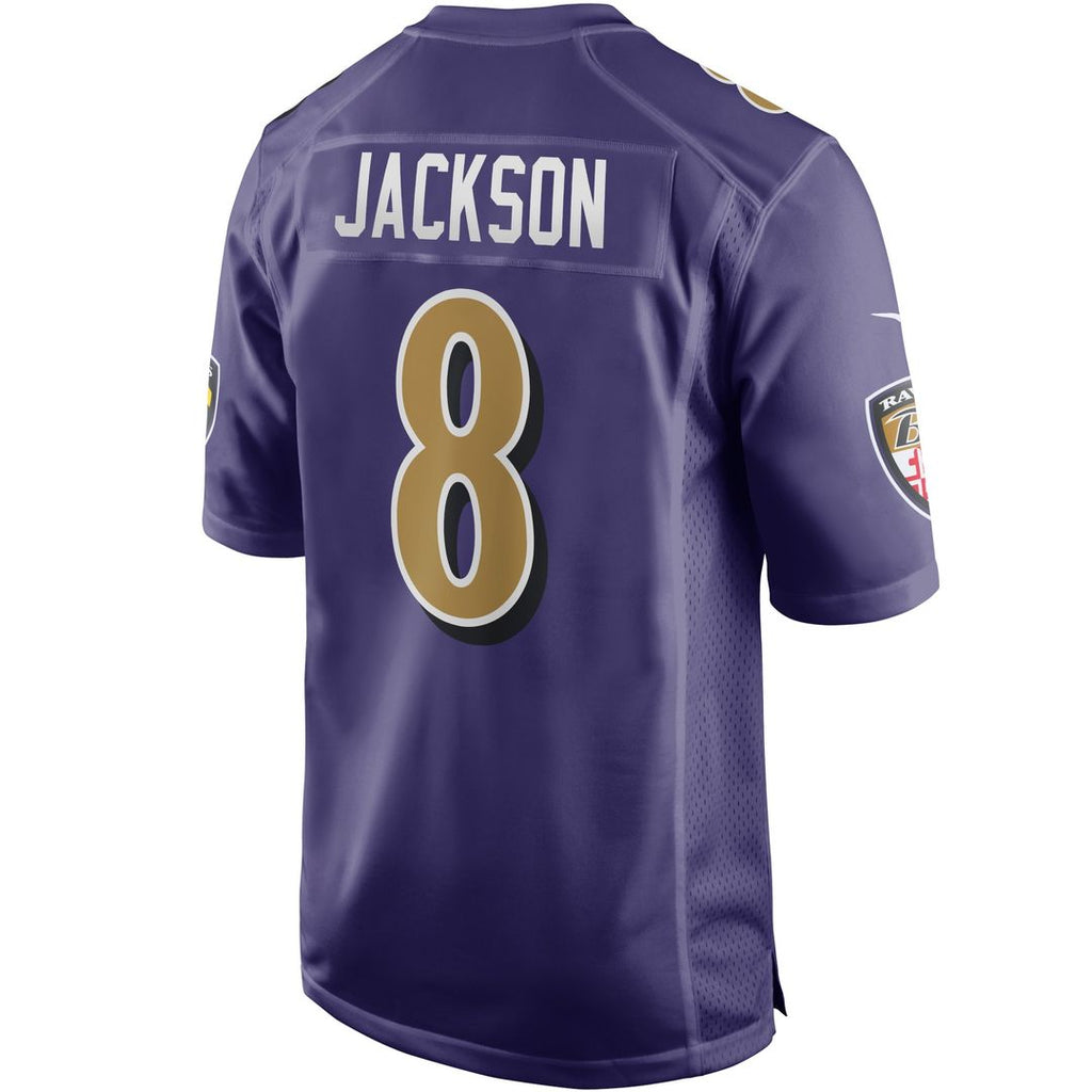 Lamar Jackson Baltimore Ravens Nike Game Jersey - White