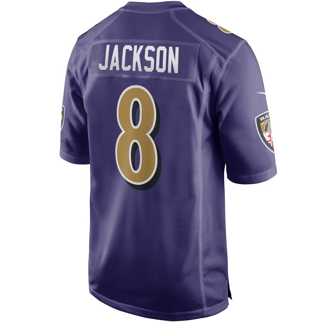 Lamar Jackson Baltimore Ravens Nike Game Jersey - White