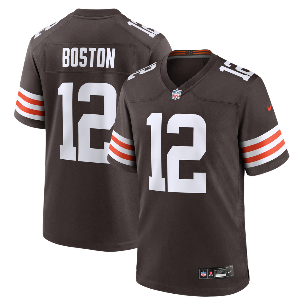 Denzel Boston Cleveland Browns Nike Game Jersey - Brown