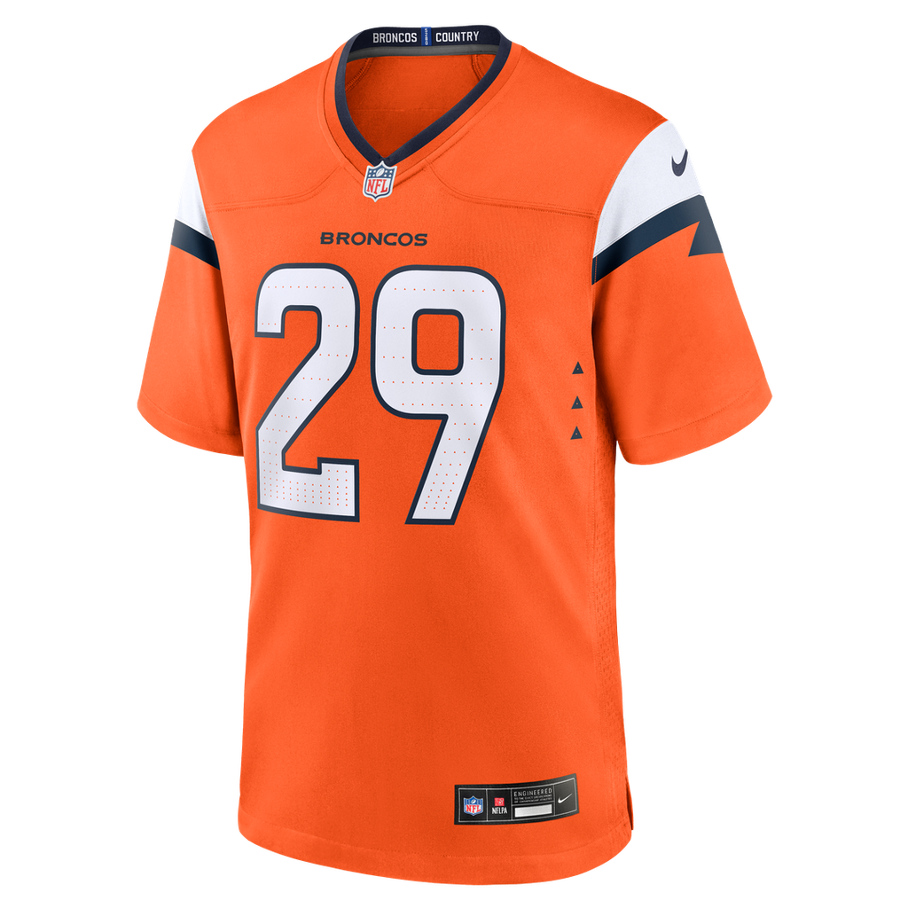 Ja'Quan McMillian Denver Broncos Nike Team Game Jersey -  Orange