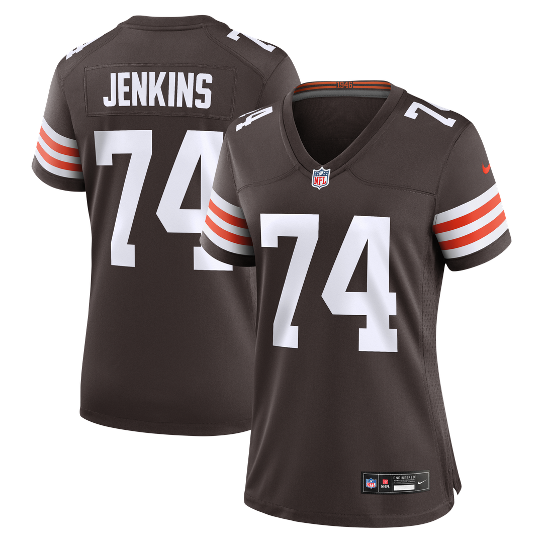Elgton Jenkins Cleveland Browns Nike Women's Team Game Jersey -  Brown