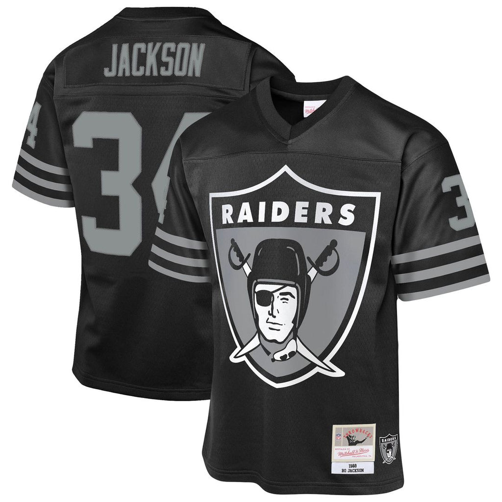 Bo Jackson Las Vegas Raiders Mitchell & Ness Youth 1988 Throwback Fashion Jersey - Black