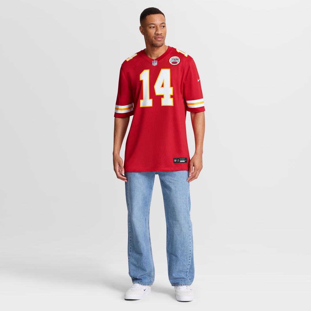 Garrett Nussmeier Kansas City Chiefs Nike Game Jersey - Red