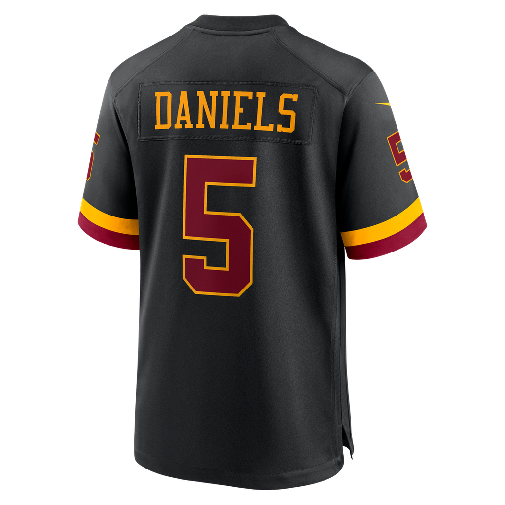 Hail Raiser Jayden Daniels Washington Commanders Nike Alternate Game Jersey - Black