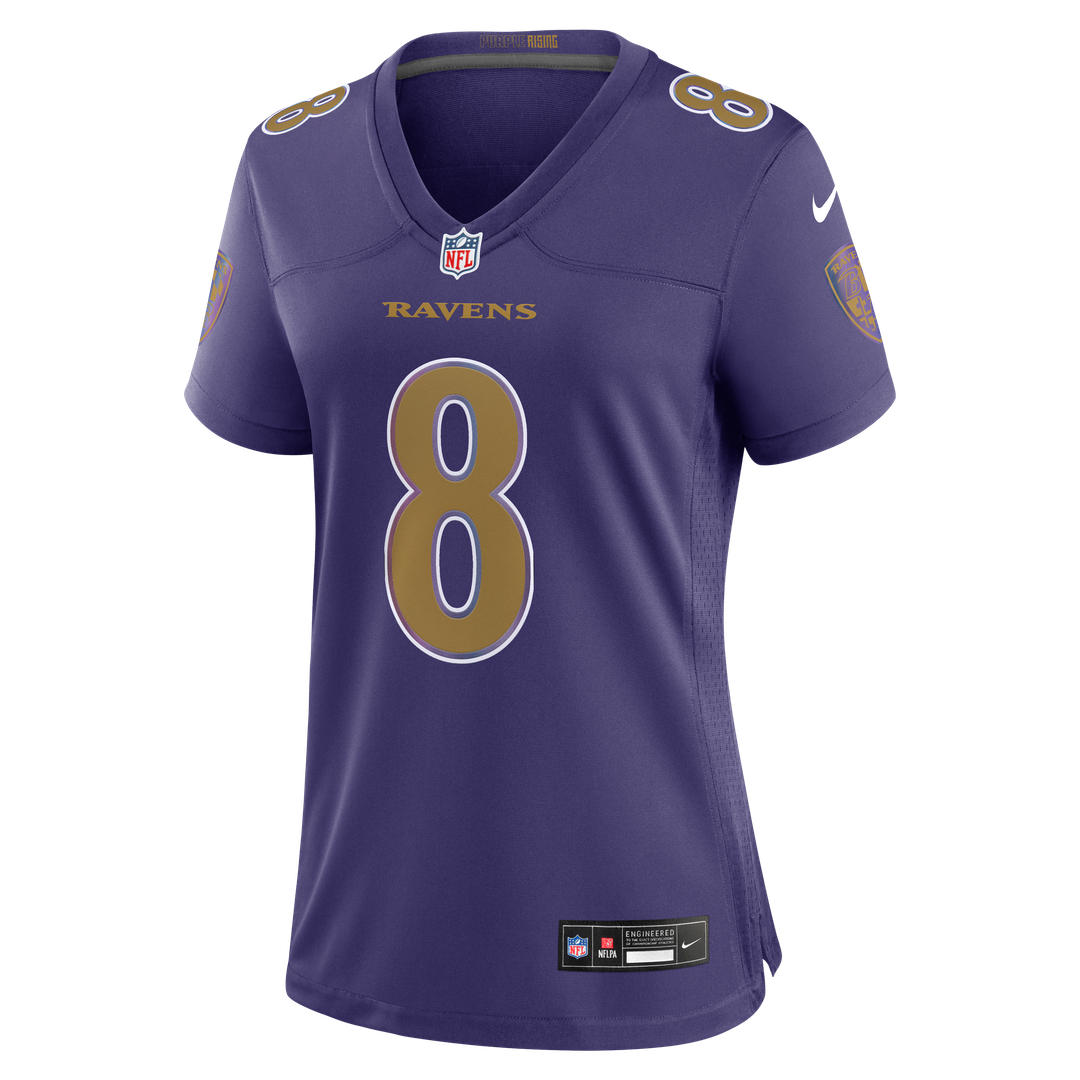 Lamar Jackson Baltimore Ravens Nike Women's Alternate Game Jersey - Black