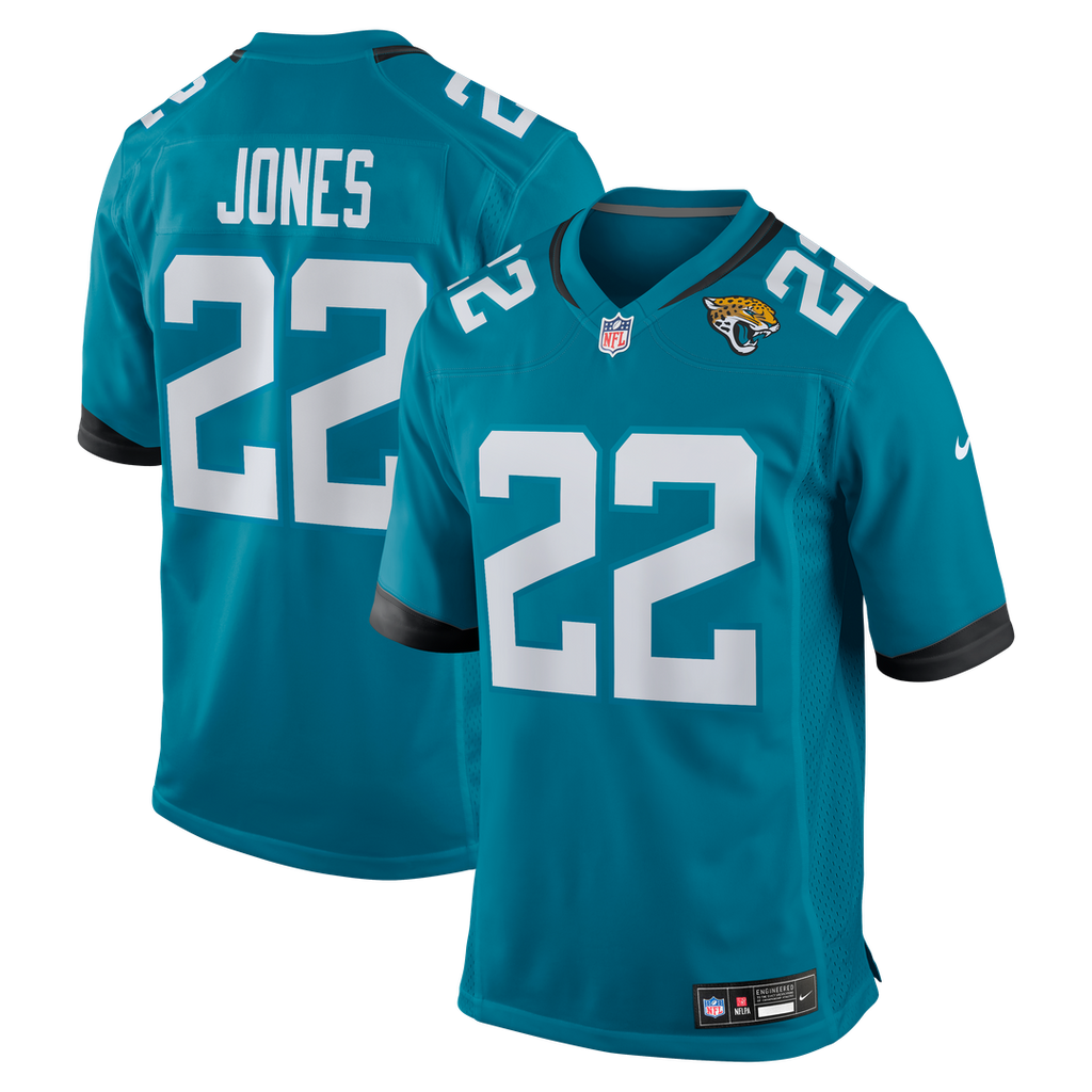 Jarrian Jones Jacksonville Jaguars Nike Team Game Jersey -  Teal