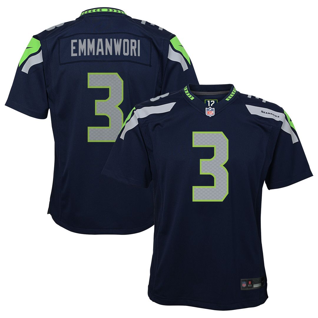 Nick Emmanwori Seattle Seahawks Nike Youth  Game Jersey - College Navy