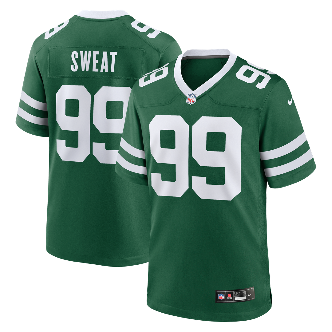 T'Vondre Sweat New York Jets Nike Team Game Jersey - Legacy Green