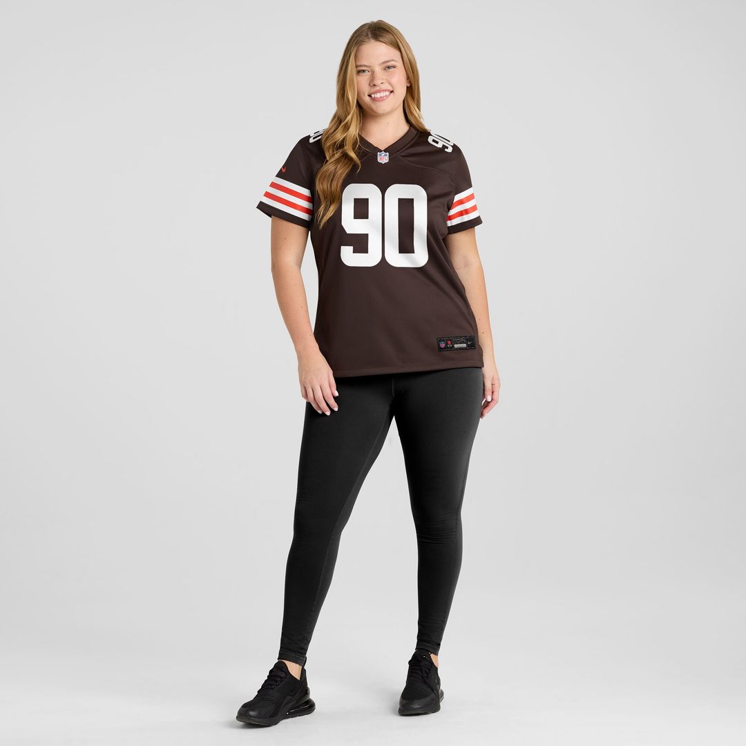 Maurice Hurst II Cleveland Browns Nike Women's  Game Jersey -  Brown