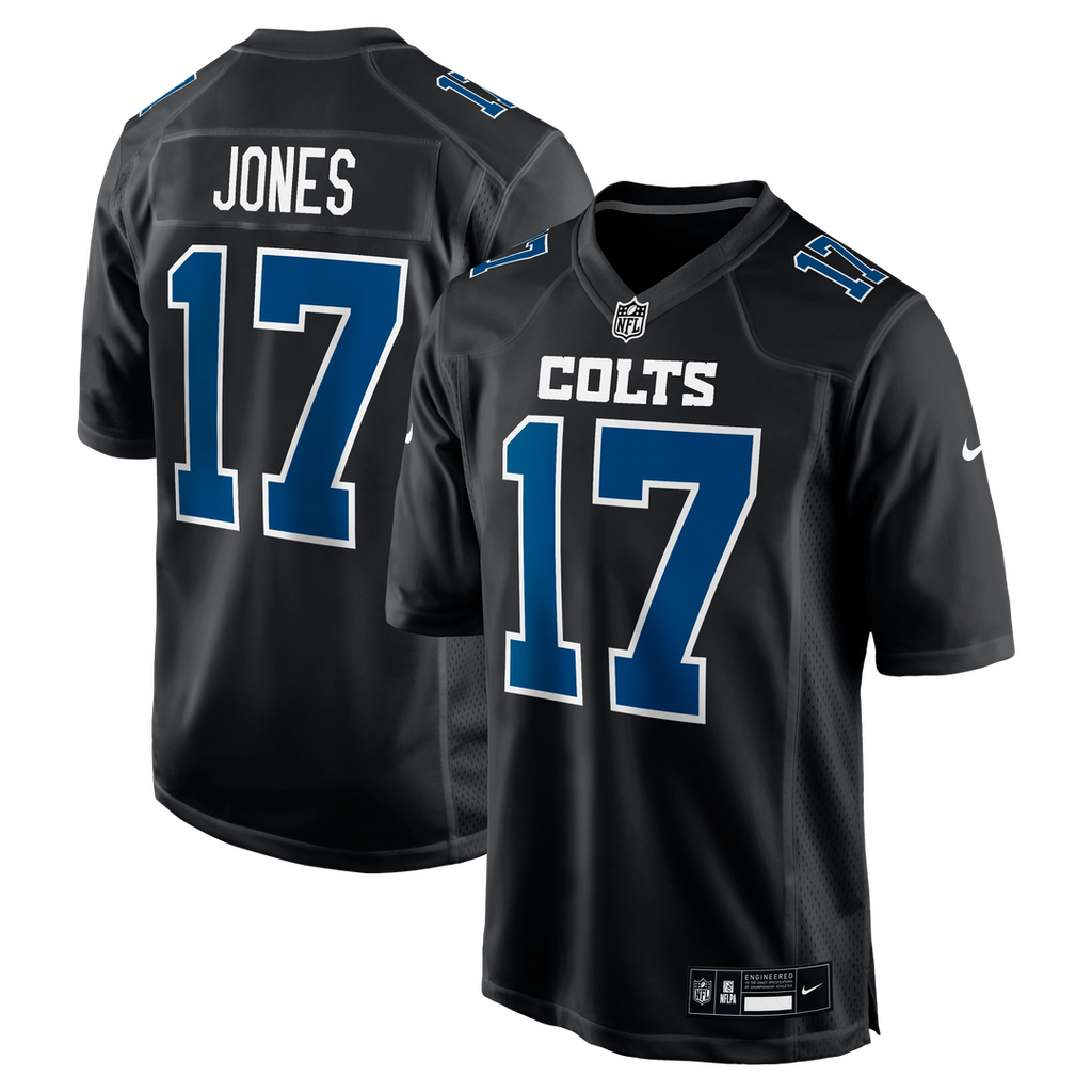 Daniel Jones Indianapolis Colts Nike Fashion Game Jersey - Carbon Black