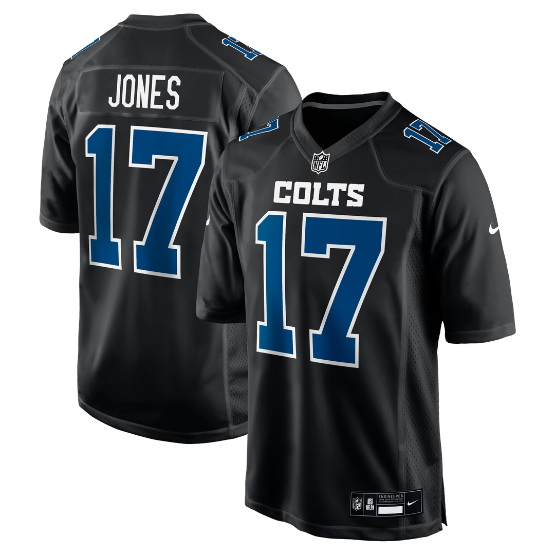 Daniel Jones Indianapolis Colts Nike Fashion Game Jersey - Carbon Black