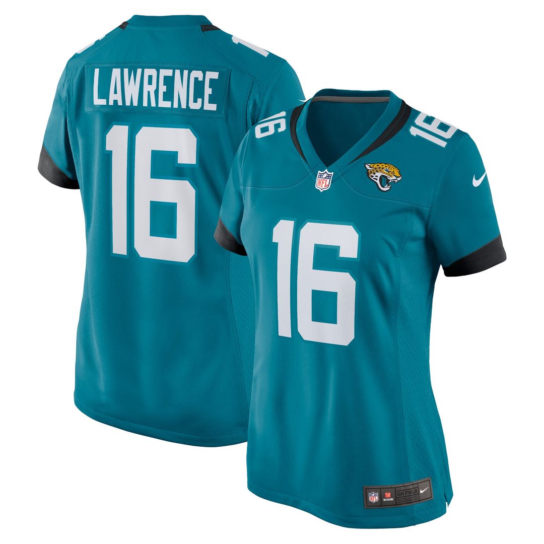 Trevor Lawrence Jacksonville Jaguars Nike Women's Player Game Jersey - Teal