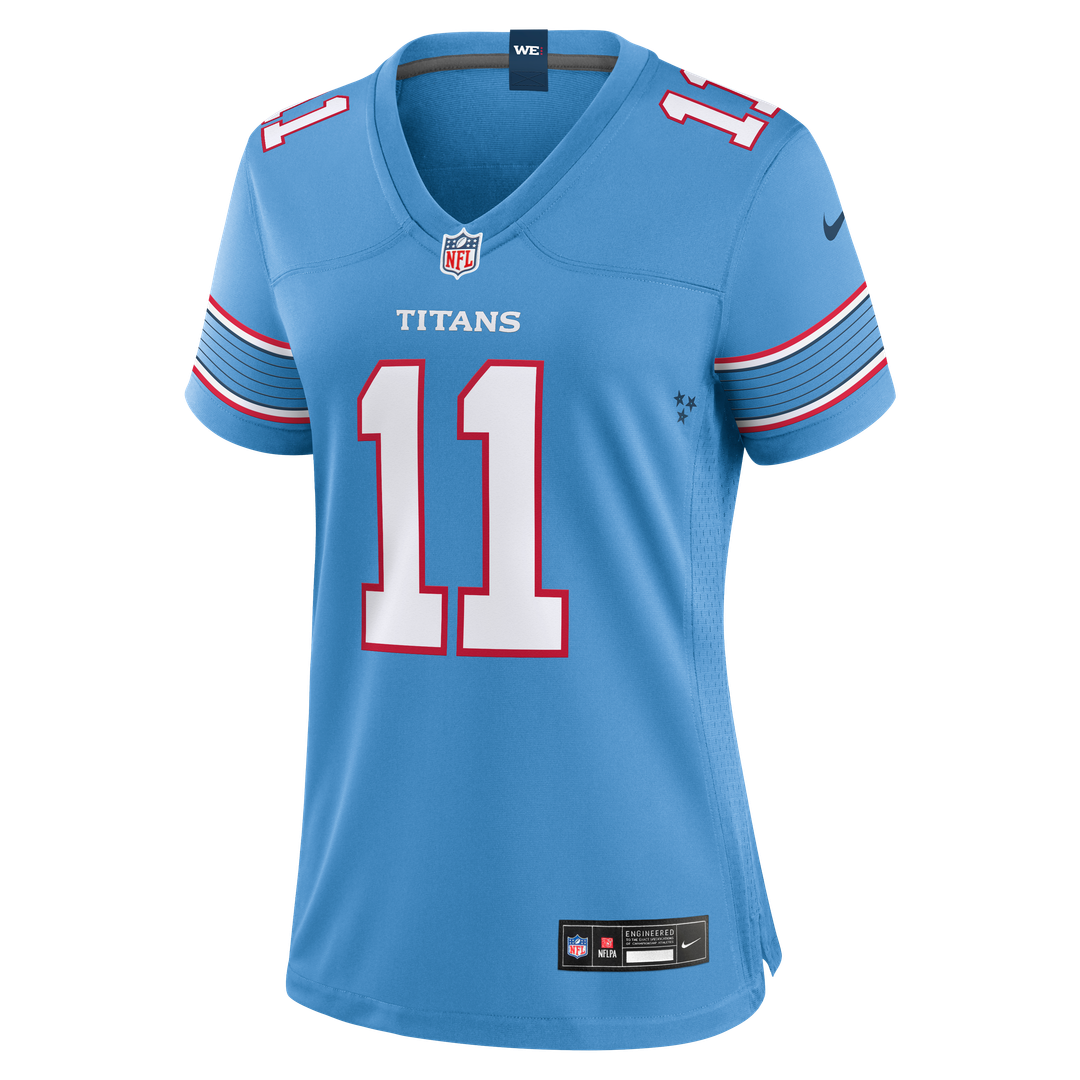 Jermaine Johnson II Tennessee Titans Nike Women's Team Game Jersey -  Light Blue