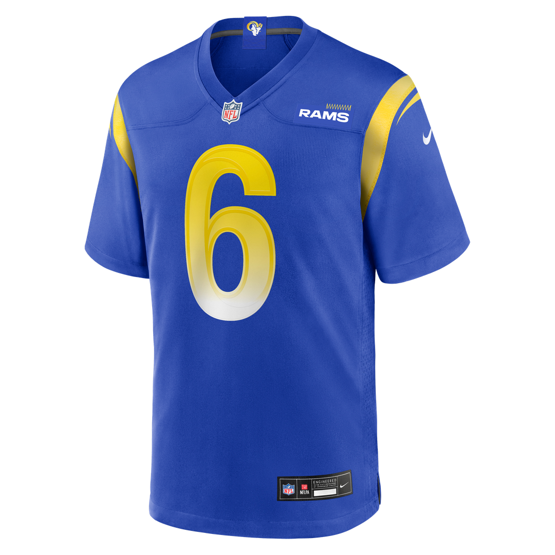 Nick Hampton Los Angeles Rams Nike Team Game Jersey -  Royal