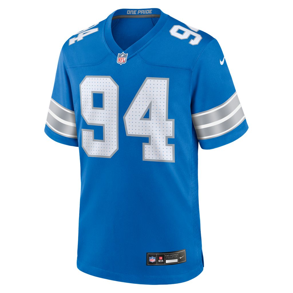 Mekhi Wingo Detroit Lions Nike Team Game Jersey -  Blue