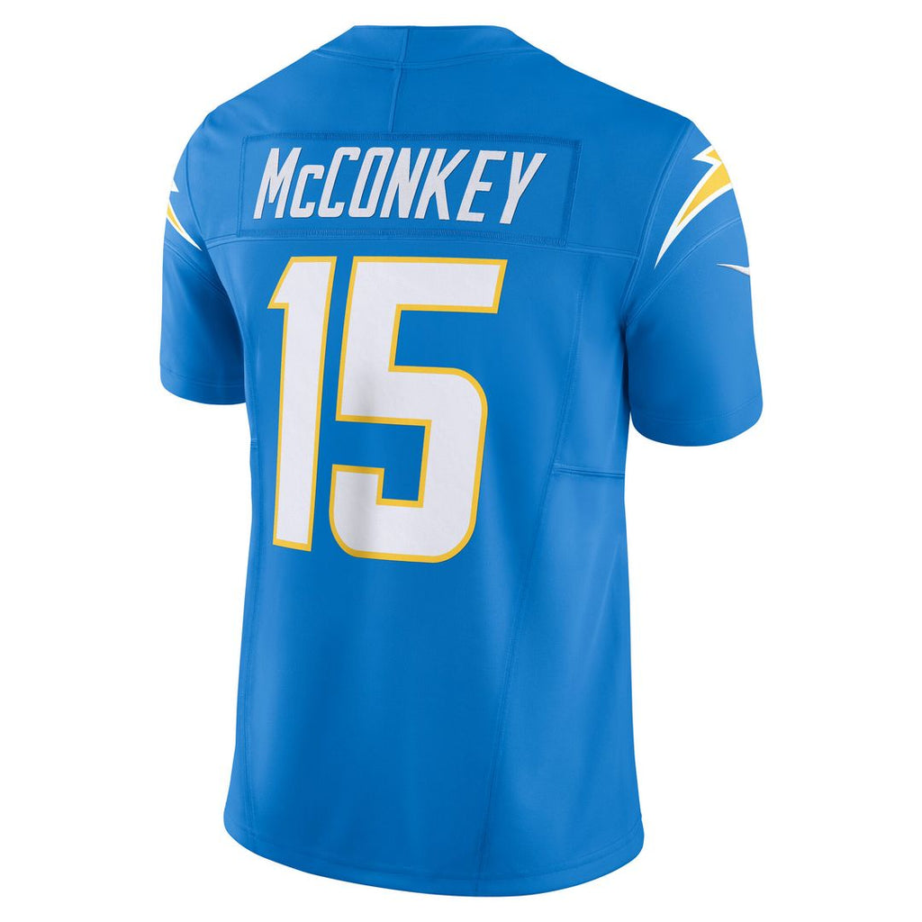 Ladd McConkey Los Angeles Chargers Nike Alternate Charger Power Vapor F.U.S.E. Limited Jersey - Gold