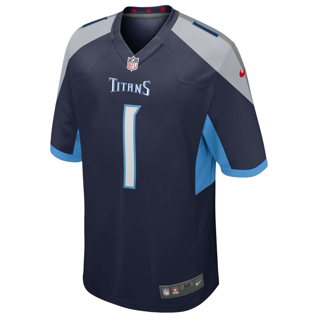 Cameron Ward Tennessee Titans Nike Team Game Jersey - Light Blue