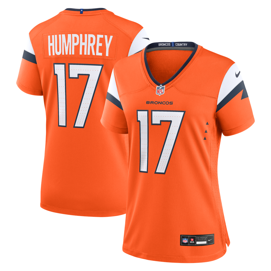 Lil'Jordan Humphrey Denver Broncos Nike Women's Team Game Jersey -  Orange