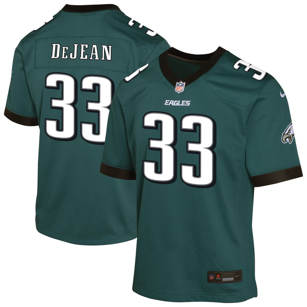Cooper DeJean Philadelphia Eagles Nike Youth Game Player Jersey - Midnight Green