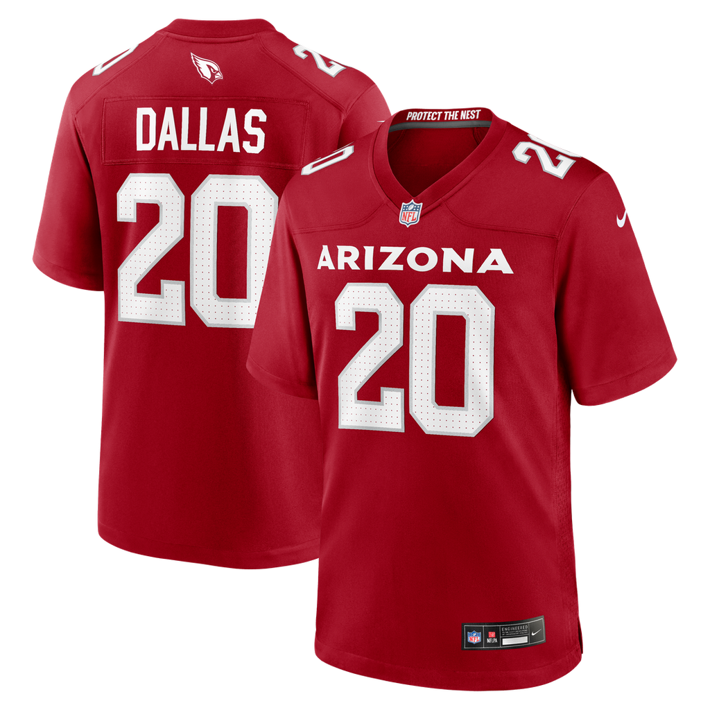 DeeJay Dallas Arizona Cardinals Nike Team Game Jersey -  Cardinal