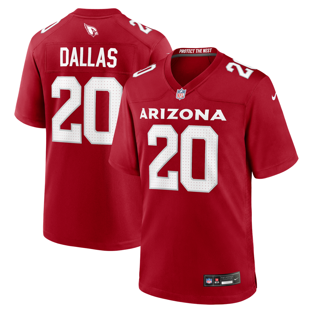 DeeJay Dallas Arizona Cardinals Nike Team Game Jersey -  Cardinal