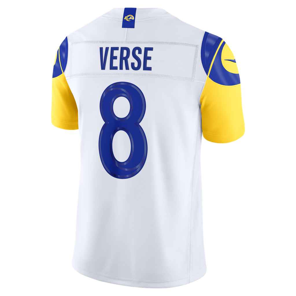 Jared Verse Los Angeles Rams Nike Vapor F.U.S.E. Stitched Limited Jersey - White