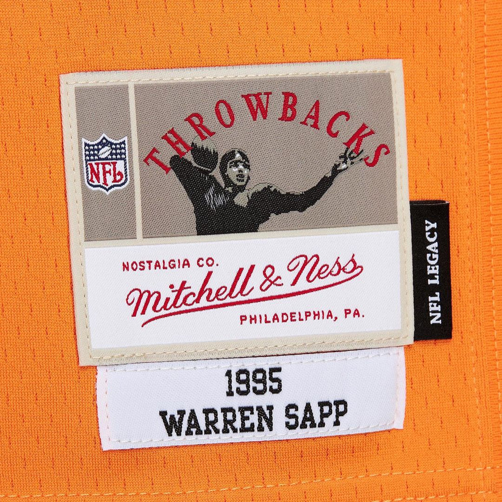 Warren Sapp Tampa Bay Buccaneers Mitchell & Ness 1995 Legacy Replica Jersey - Orange