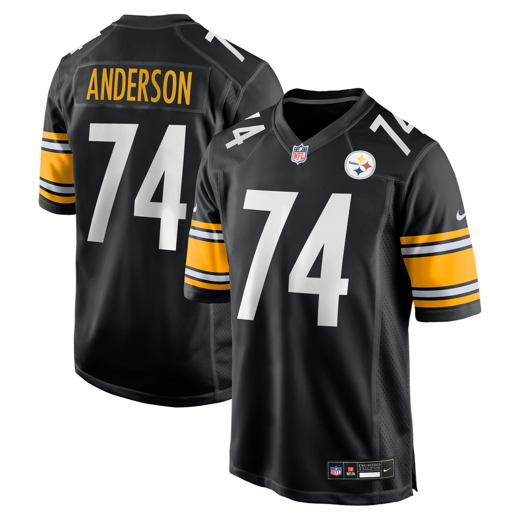 Spencer Anderson Pittsburgh Steelers Nike  Game Jersey -  Black