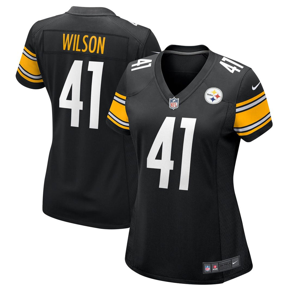 Payton Wilson Pittsburgh Steelers Nike Women's Team Game Jersey -  Black
