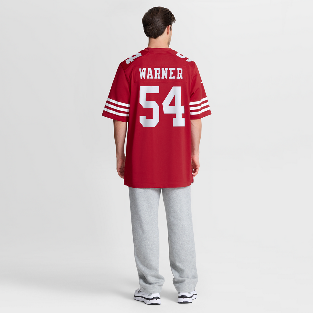 Fred Warner San Francisco 49ers Nike Team Game Player Jersey - White
