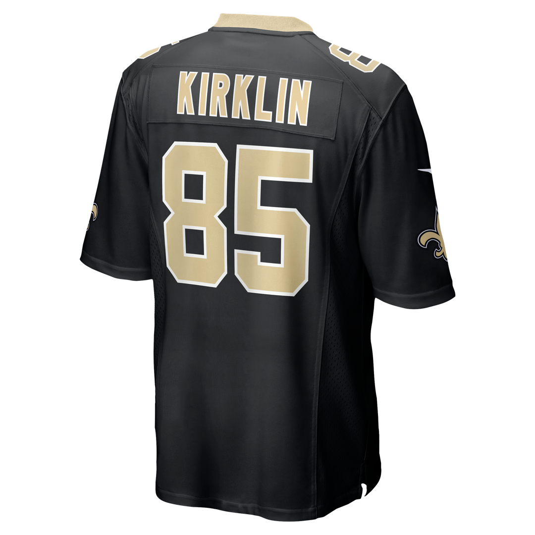 Jontre Kirklin New Orleans Saints Nike Team Game Jersey -  Black