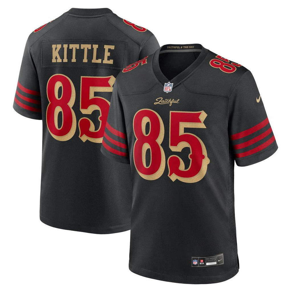 George Kittle San Francisco 49ers Nike 2025 Rivalries Collection Game Jersey - Black