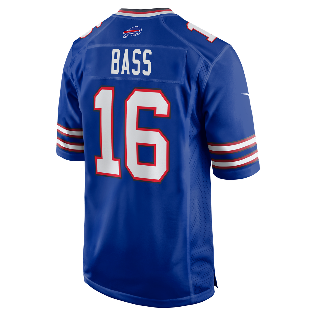Tyler Bass Buffalo Bills Nike Team Game Jersey -  Royal