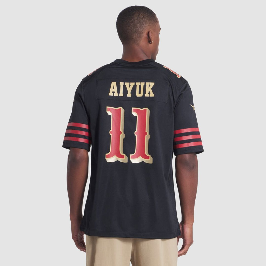 Brandon Aiyuk San Francisco 49ers Nike 2025 Rivalries Collection Game Jersey - Black