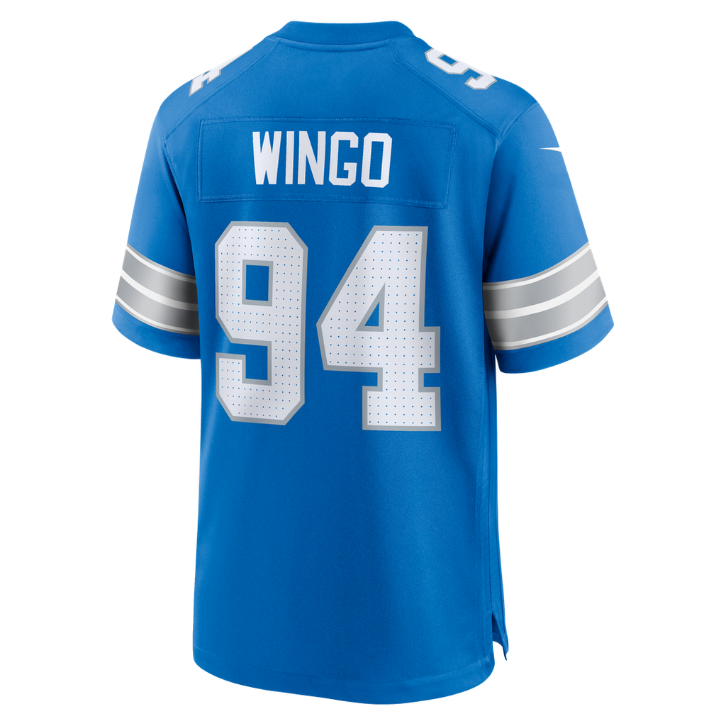 Mekhi Wingo Detroit Lions Nike Team Game Jersey -  Blue