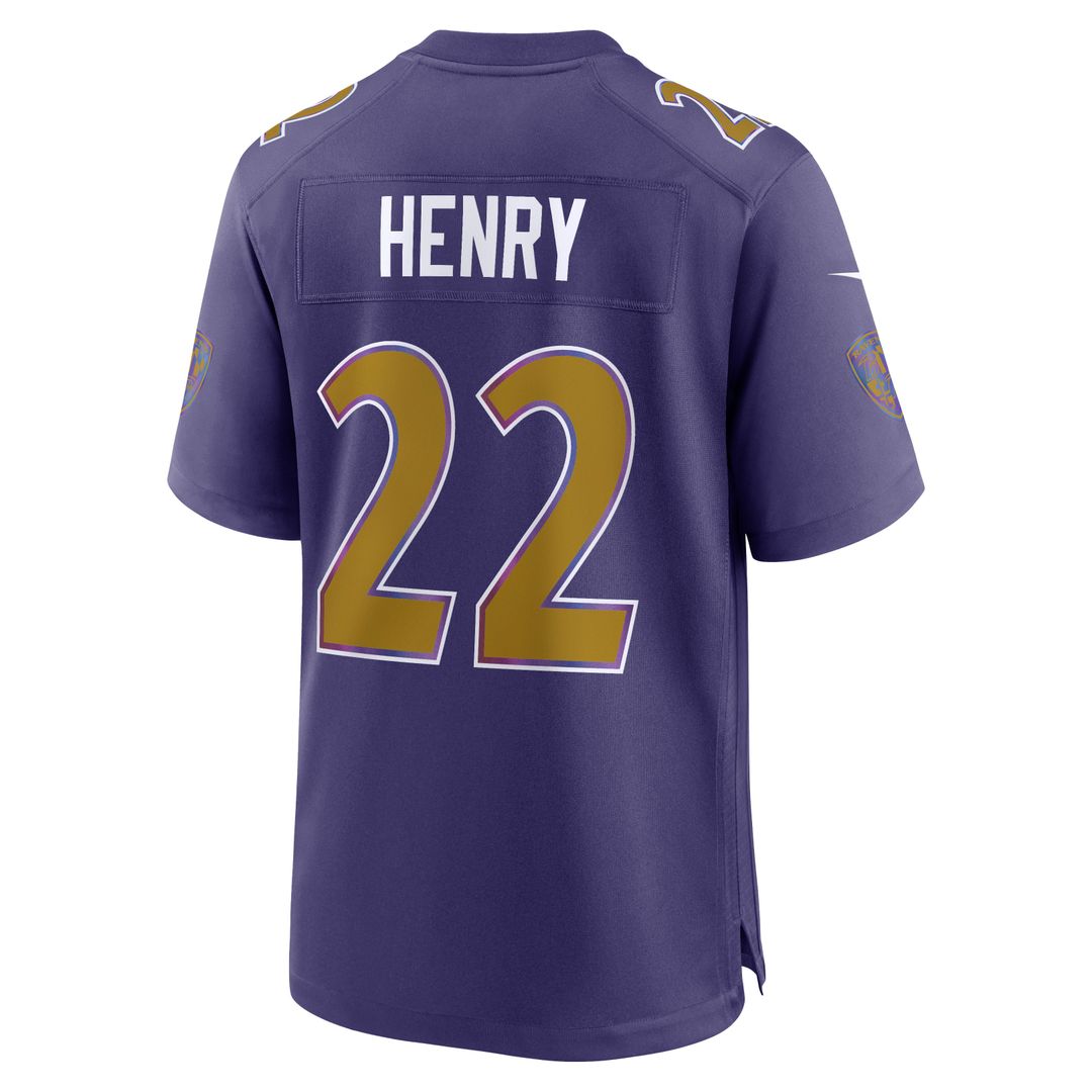Derrick Henry Baltimore Ravens Nike Alternate Game Jersey - Purple