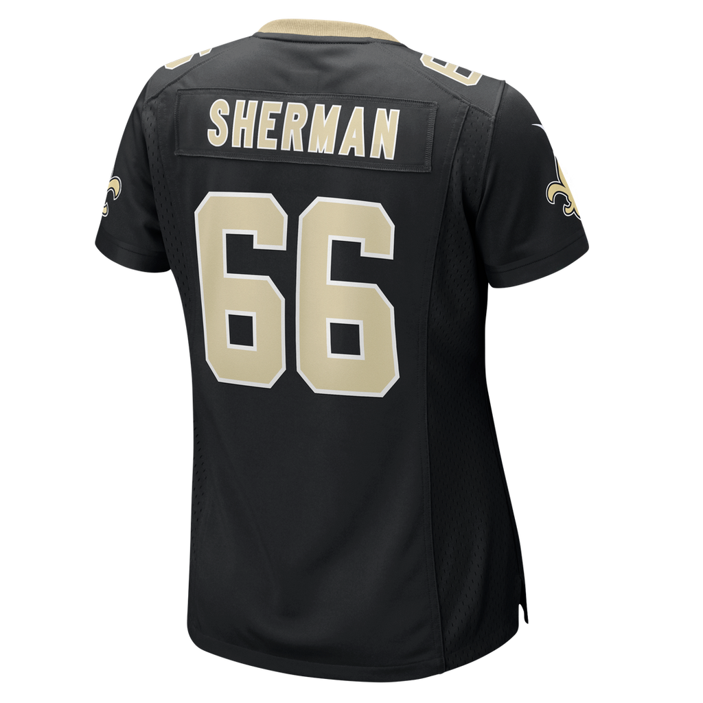William Sherman New Orleans Saints Nike Women's Team Game Jersey -  Black